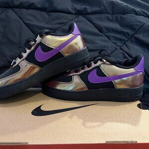 🔥👟 Nike Air Force 1 Purple/Gold – Size 6.5Y (Women’s 8) – Brand New🔥